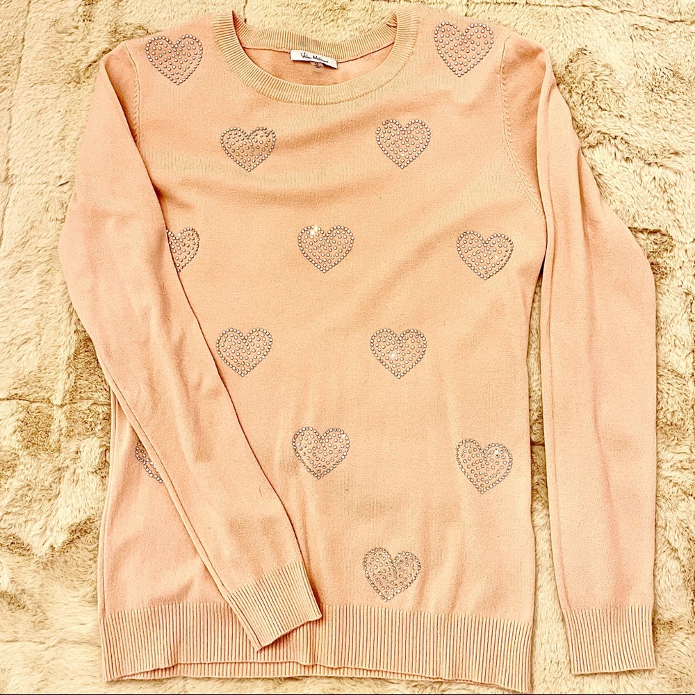 Gorgeous blush pink sweater.
